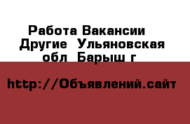 Работа Вакансии - Другие. Ульяновская обл.,Барыш г.